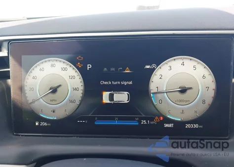 2022 Hyundai Tucson Limited z USA, uszkodzony, nr VIN 5NMJECAEXNH036688